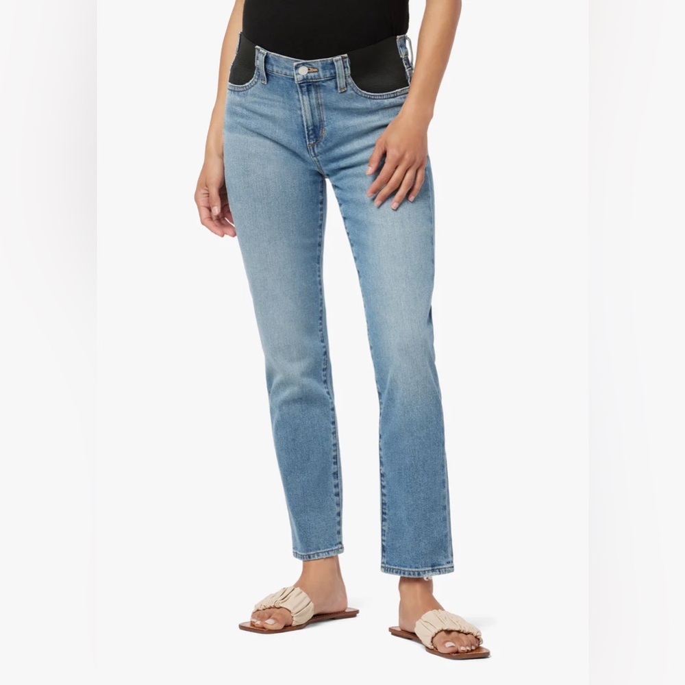 Joes Jeans Lara Maturnity Ethos Women’s Mid Rise Cigarette Ankle Classic 25 NWT